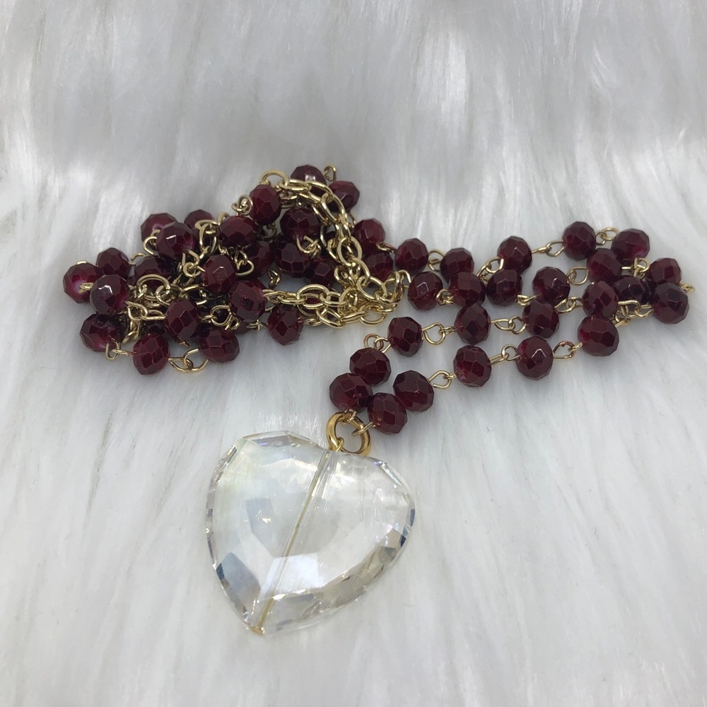 New! Designer Quality Crystal Necklace
